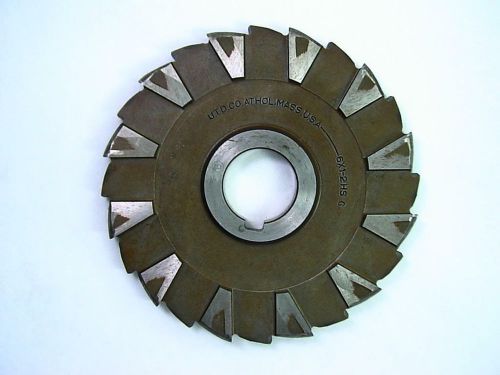 Stager Tooth Side Cutting Milling Cutter 5-1/4 X 1/2 X 1-1/4 W .125 Rad HSS USA