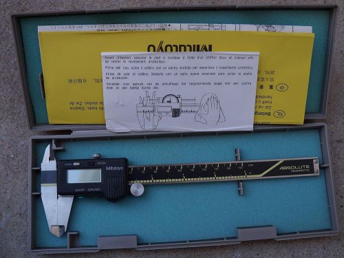 Mitutoyo Model No. CD-6” C, Code 500-171 Absolute Digimatic Caliper(Barely Used)