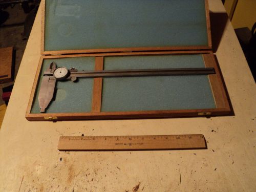 DOALL 13&#034; DIAL CALIPER GAUGE DO ALL MACHINEST TOOL   In the CASE