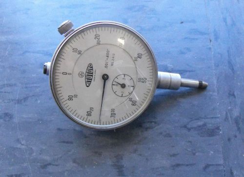 Mitutoyo dial indicator 2412 .001&#034;-.400&#034; for sale