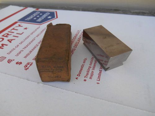 Somma Tool Co 5/8 DTF -1 Machinist Dovetail Blank Original Box