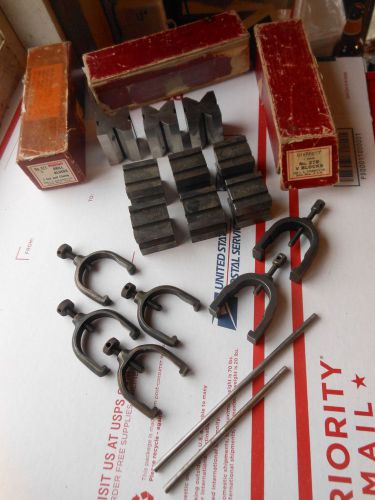 Vintage STARRETT drill blocks and clamp sets No. 278 and 271