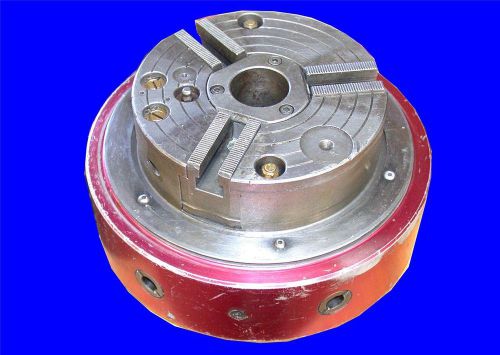 Very nice universal 6-1/2&#034; 3 jaw power chuck model h22676 for sale