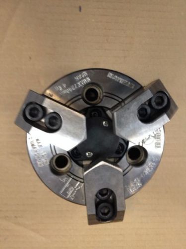 Matsumoto 4&#034; 3 jaw chuck 85mm flat back - demo for sale