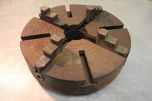 De whiton machine co 14&#034; lathe chuck independent reversible 4 jaw. d1mount for sale