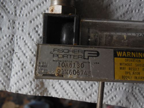 Fischer Porter Flow Meter  10A6130