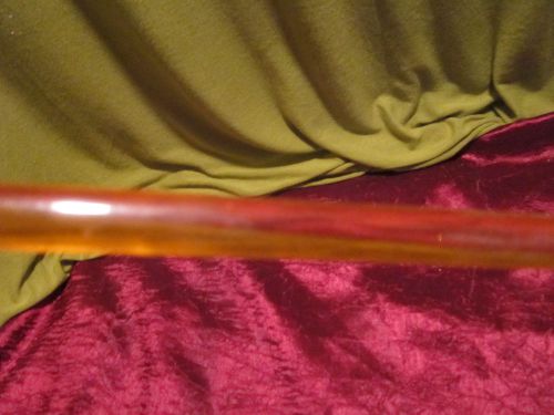 1 Pcs 1/2&#034;  Orange Acrylic Plexiglass Lucite Rod Solid Model Craft 30&#034; Length