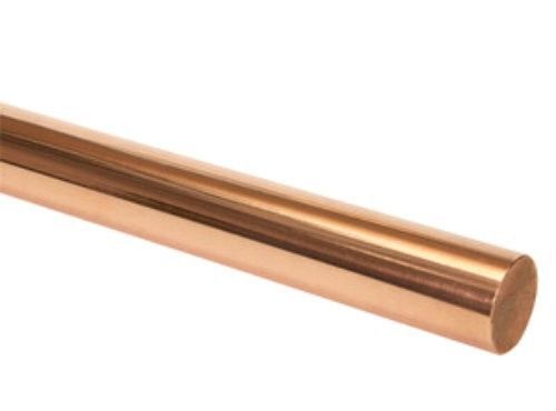 Tellurium Copper Rod Alloy 145 4&#034; DIA x 12&#034; L