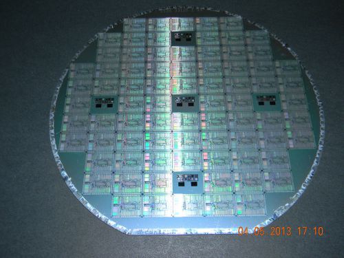 6&#034; silicon wafer   mips  r4000  cpu, very nice and rare ! for sale