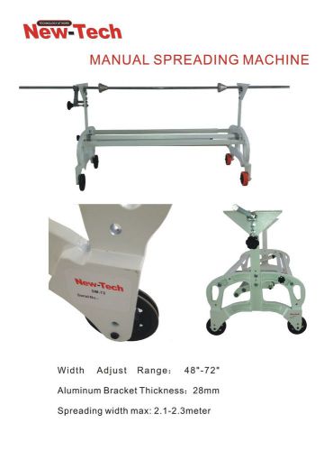 Cloth/fabric spreader machine ,expandable 48&#034; to 72&#034;,complete set ship from usa for sale