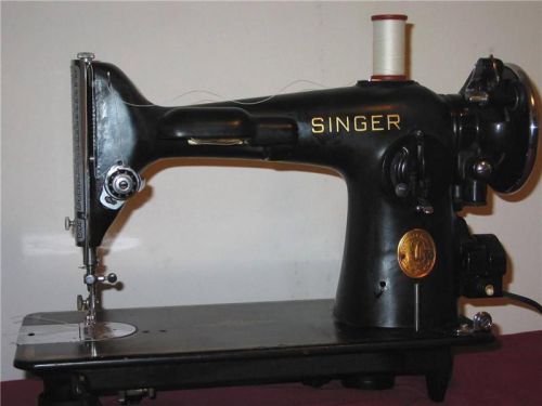 Heavy duty industrial strength singer 201-2 sewing machine, all steel for sale
