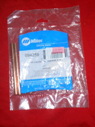 MILLER 094259  TIP CONTACT SL .035 WIRE X4, NEW  Pk 5 Pieces