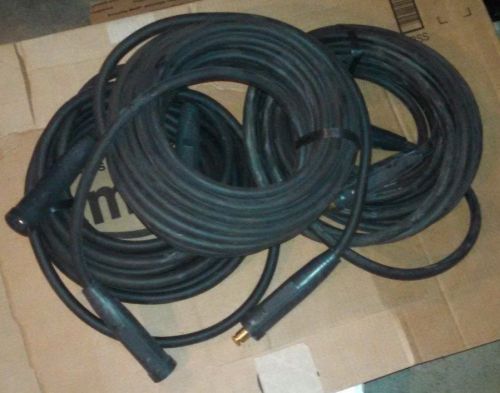 Flex-a-prene welding cable 50-feet with tweco connectors for sale