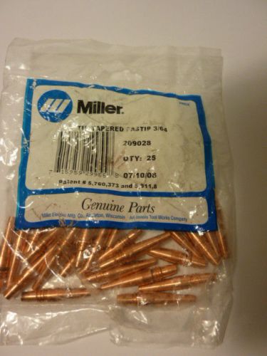 MILLER 209028  TAPERED FAST TIPS  .046  3/64  -  QTY. 25  FREE SHIPPING!!!!
