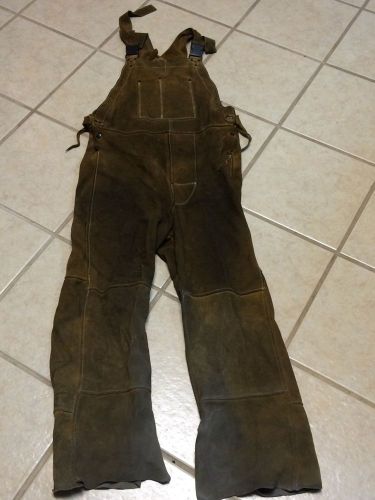 Welding Coveralls Leather Size Small Well Used
