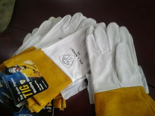 5 pairs tillman 30 l top grain pigskin tig welding gloves -large for sale