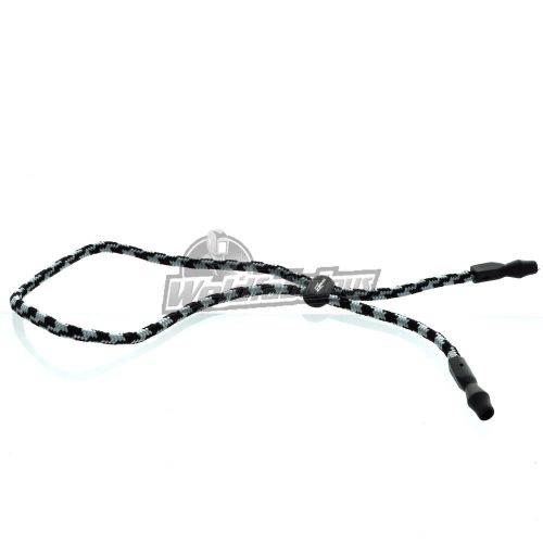 Edge 9704 Wolf Peak Sunglass Leash - Black/Gray Rope