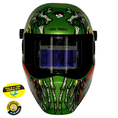 Save Phace RFP Auto-Darkening Welding Helmet - Sh9-13  4&#034; x 4&#034; View DEAD KING