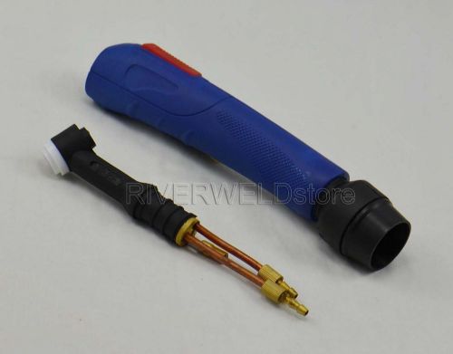 SR-20F WP-20F TIG Welding Torch Head Body Flexible Euro Style, 200A Water-Cooled