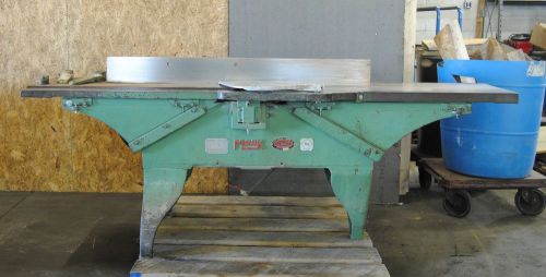 Beautiful moak 12&#034; wide x96&#034; long bed jointer planer runs great 3 blade cutter for sale