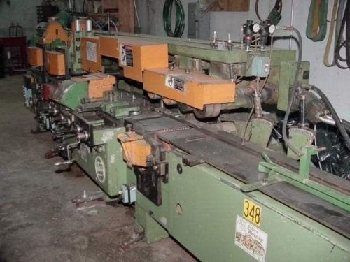 Weinig hydromat h 22 b 8-head moulder w/outboard bearings on horiz. spindles for sale