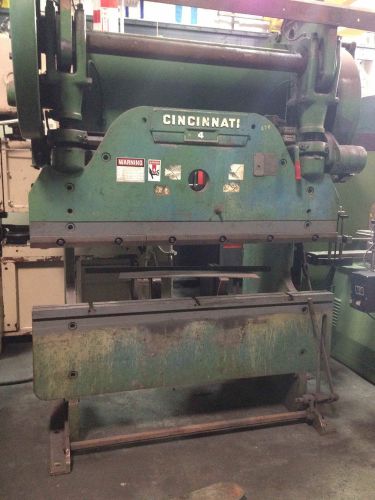 100 ton x 4&#039; cincinnati press brake for sale