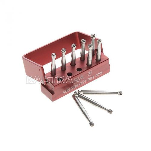 10 PCS Dental SBT Tungsten Steel Burs RA8 For Low Speed Contra Angle Handpiece