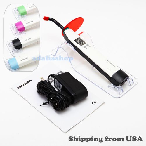 T6 dental wireless cordless curing light 1200mw high power led lamp usa shipping for sale