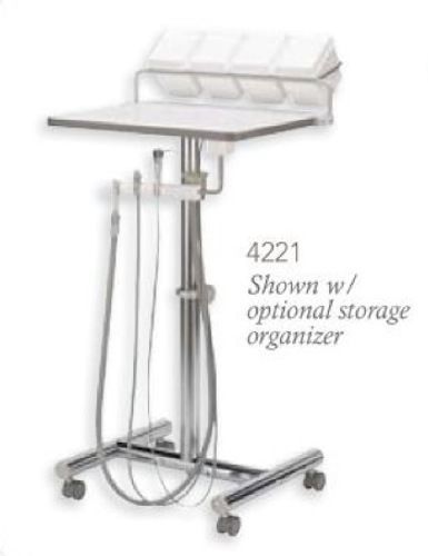 DCI Series 4 Operatory Support Dental Assistant&#039;s Package Delivery Cart System