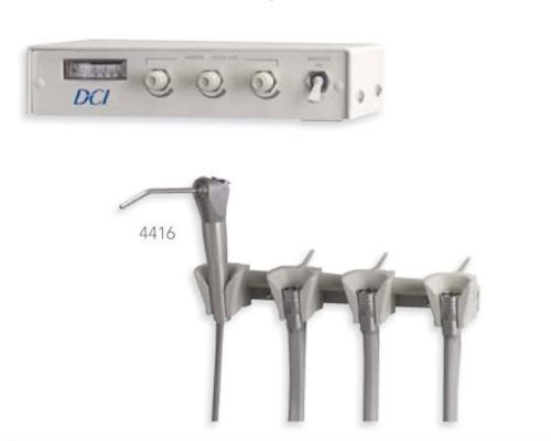 DCI Horizontal Surface Mount Dental Delivery Unit 3 Handpiece Auto &amp; Syringe