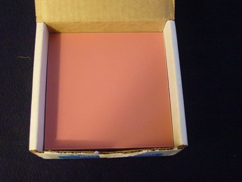 Dental Lab Base Plate Pink Base Plate Material 42 .060 Inch 5 x 5  Sheets