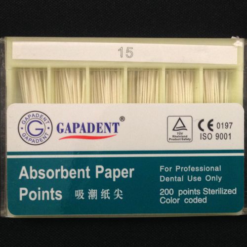 800pcs Root canal Absorbent Paper Points for professional dental 15#