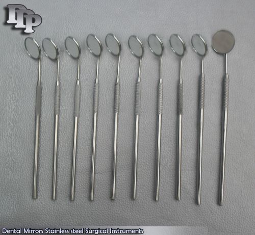 100 dental mirrors stainless steel surgical instruments # 5 for sale