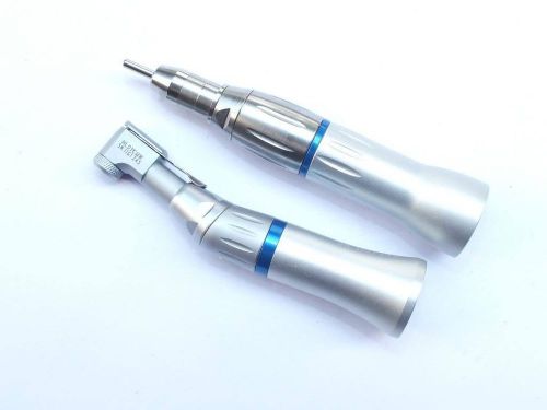 E-Type Contra Angle Letch Straight Slow Speed Dental Clinic Handpiece Set of 2 S