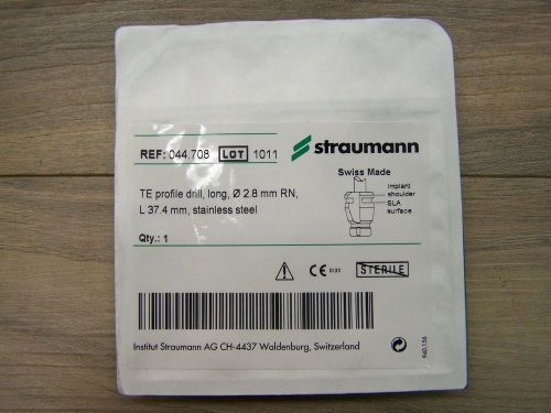 Straumann Dental Implants &amp; Components - TE profile drill, long, D2.8mm, L37.4mm