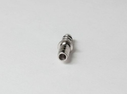 NEW DENTAL BARB TO BARB PLATED 1/8&#034; TO 1/8&#034; DENTAL DELIVERY SYSTEM PARTS