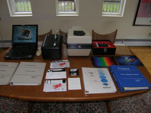 Hunter spectrocolorimeter labscan 6000 - complete &amp; ibm laptop i-series 2621 for sale