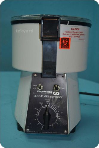 Clay adams 0541 sero-fuge ii centrifuge @ for sale