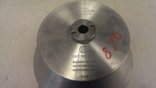 Iec model 870 centrifuge rotor 8x50ml fixed angle for sale