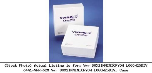 Vwr BOX2INMINICRYOW LOGOW25DIV 04A1-VWR-02M Vwr BOX2INMINICRYOW LOGOW25DIV, Case