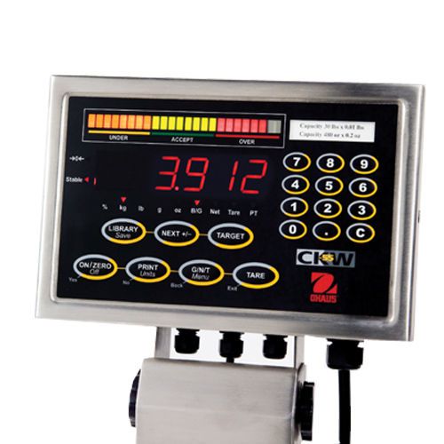 Ohaus ckw55 ckw washdown checkweighing indicator, cap. , read. for sale