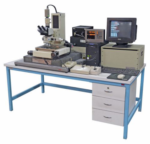 Leitz automated motorized measuring inspection microscope xyz positioning stage for sale