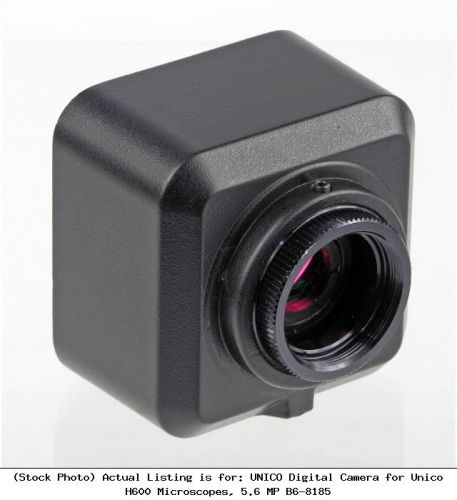 Unico digital camera for unico h600 microscopes, 5.6 mp b6-8185 for sale