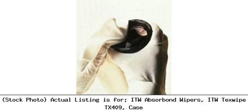 Itw absorbond wipers, itw texwipe tx409, case laboratory consumable for sale