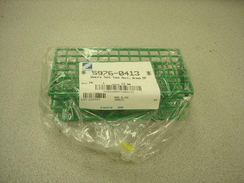 Nalgene 5976-0413 un+wire test tube rack for 13-mm tubes, green for sale