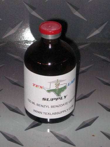 Tex lab supply 100 ml benzyl benzoate usp grade sterile free shipping for sale