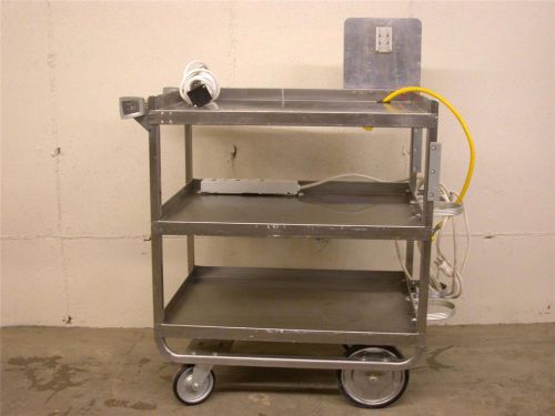 LAKESIDE STAINLESS STEEL IMPERIAL CART OXYGEN TANK HOSPITAL MEDICAL CLINIC
