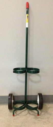 Green Oxygen Hanger with 2 oxygen cylinder spaces  - Misc Purchase 6205