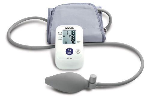 Omron hem 4030 upper arm blood pressure monitor bp monitor (white) for sale