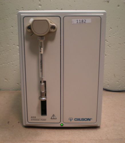 Gilson Single Syringe Pump 402 Liquid Handling 1182